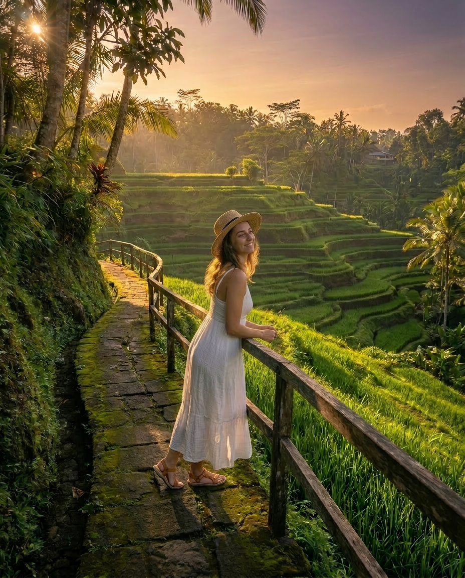 Real photo: Bali Rice Terraces