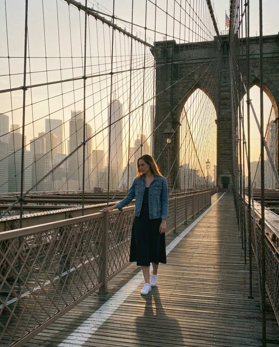 Real photo: Brooklyn Bridge