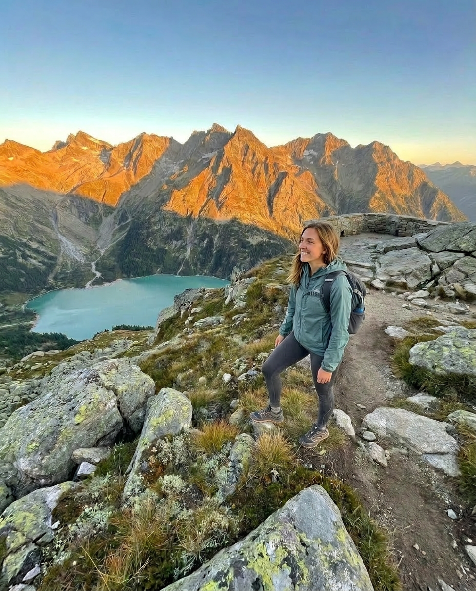 Real photo: Alpine Viewpoint